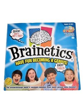 Mike Byster Brainetics Breakthrough Math and Memory System Educational Game